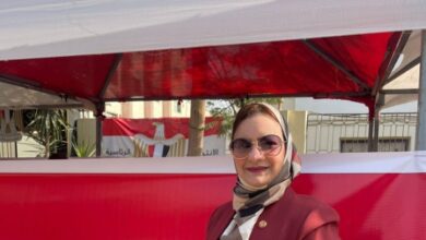 الدكتورة رانيا خليل تدلي بصوتها في الانتخابات الرئاسية