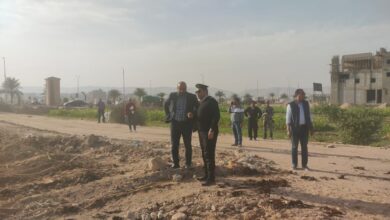 حملات مكبرة لإزالة التعديات واسترداد أراضي الدولة بمدينة سوهاج الجديدة