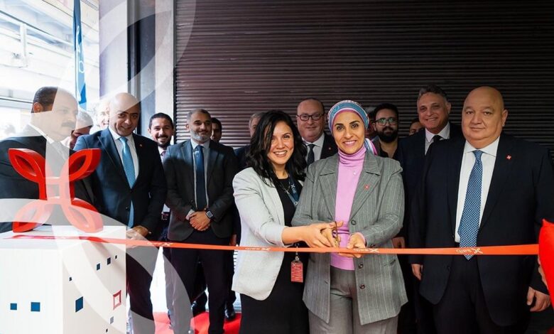 بالصور.. بنك saib يعيد افتتاح فرع الأزهر بعد تطويره