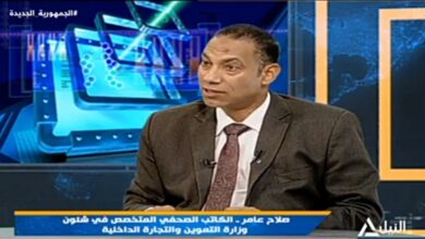  صلاح عامر لقناة النيل للأخبار: انفراجة فى أزمة السكر خلال أيام .. وقريبًا سعر الكيلو 25 جنيهًا