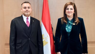 وزيرة التخطيط تبحث مع سفير دولة قطر بالقاهرة سبل تعزيز التعاون