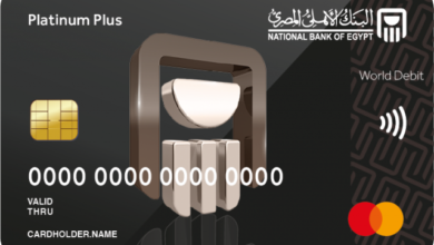 البنك الأهلي المصري يرفع حدود استخدام بطاقات الائتمان بالعملة الأجنبية بنسبة 50%