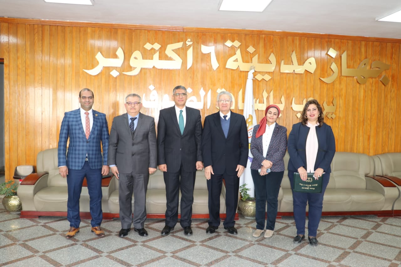 جهاز 6 أكتوبر يوقع بروتوكول مع جامعة أكتوبر للعلوم الحديثة لتحسين مستوى معيشة السكان