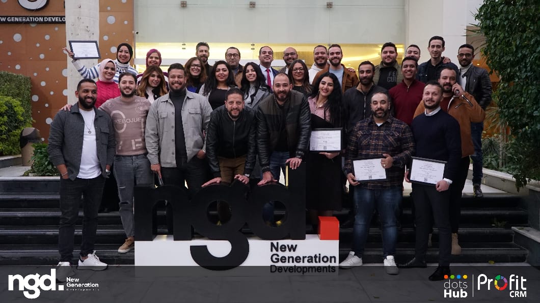 لأول مرة في السوق العقاري.. شركة Dotshub تمنح عملاء Profit CRM شهادات معتمدة