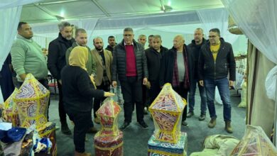 رئيس جهاز مدينة 6 أكتوبر يفتتح معرض “أهلًا رمضان” بالحي الحادي عشر