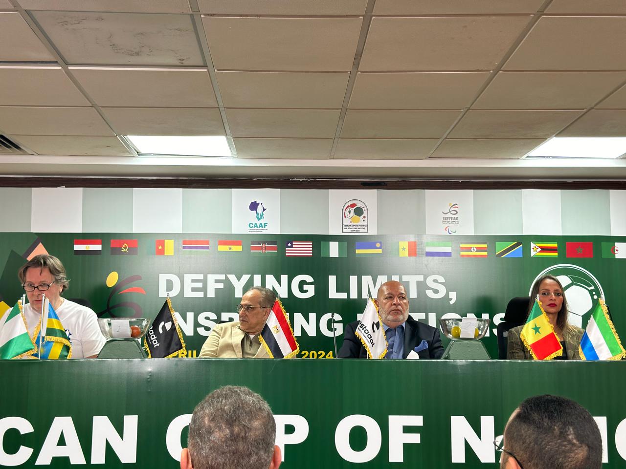 مصر في المجموعة الأولى بكأس الأمم الإفريقية لكرة القدم للساق الواحدة