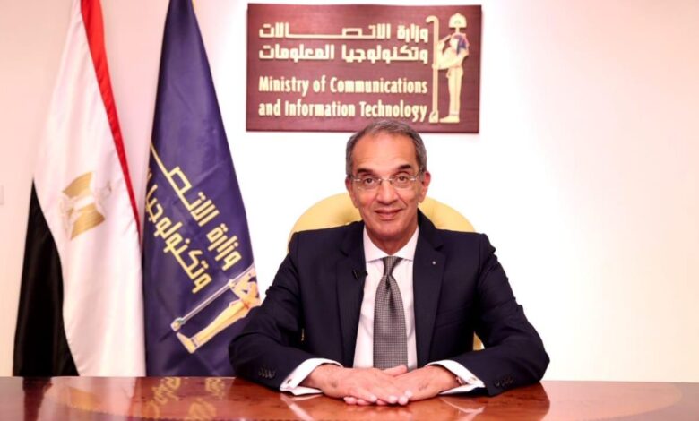 عمرو الفقي الرئيس التنفيذي للشركة المتحدة للخدمات الإعلامية يوجه الشكر لوزير الاتصالات على جهوده في دعم تنمية القطاع