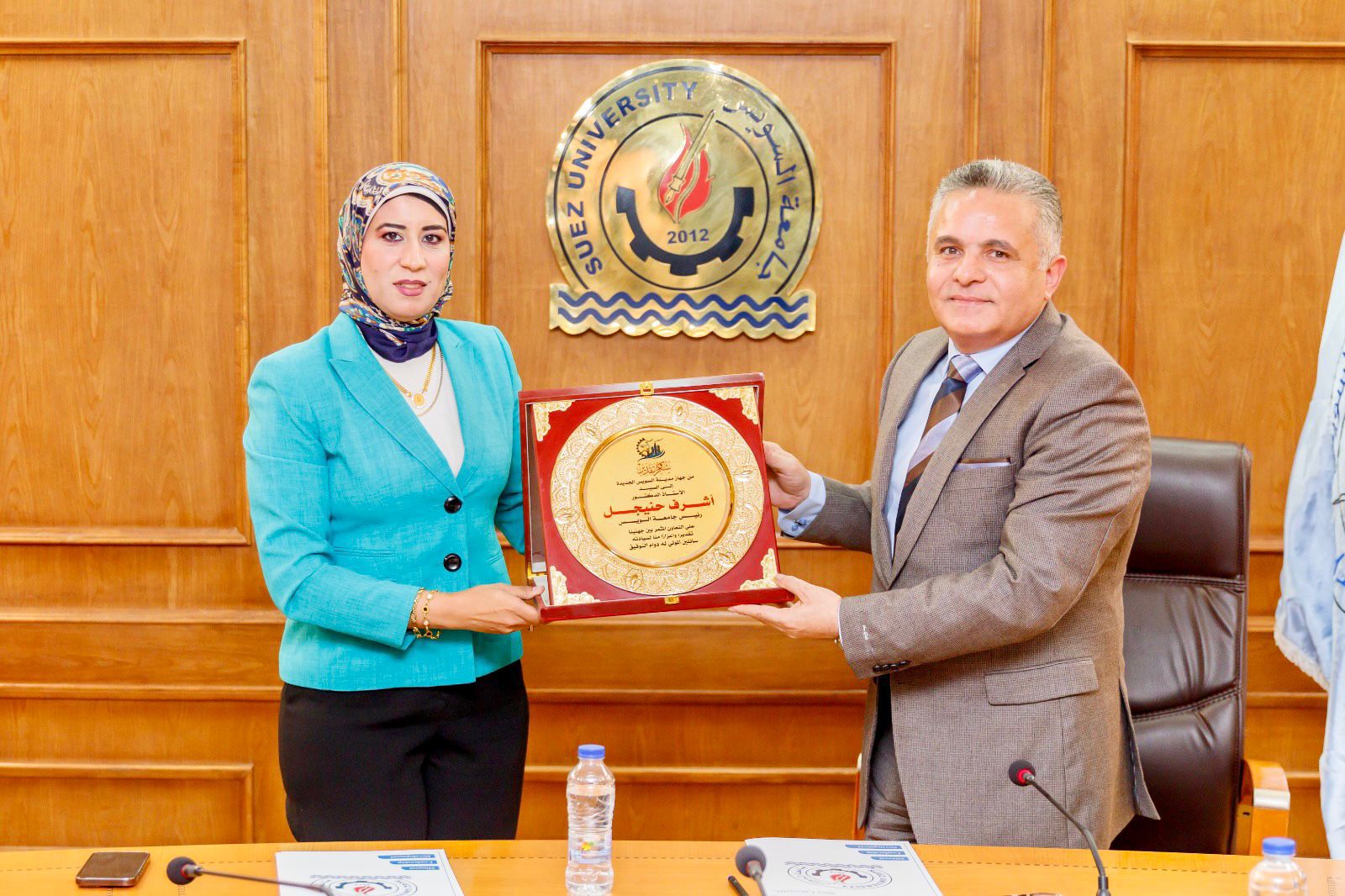 بروتوكول تعاون بين جهاز السويس الجديدة والجامعة لتبادل المعلومات والاستفادة من الخبرات