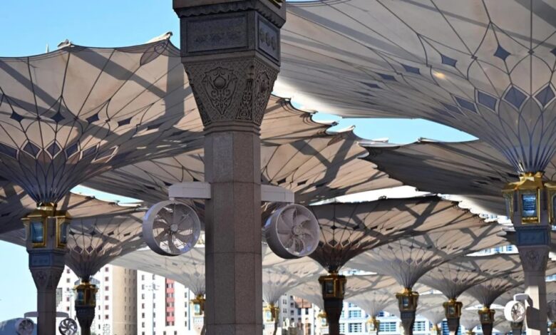 السعودية تقدم خدمات نوعية بالمسجد النبوي لوقاية ضيوف الرحمن من حرارة الصيف