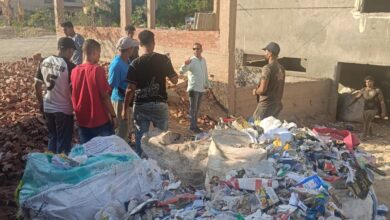 جهاز مدينة 6 أكتوبر يشن حملة مكبرة لضبط «نباشين القمامة» بالقطاع الشرقي