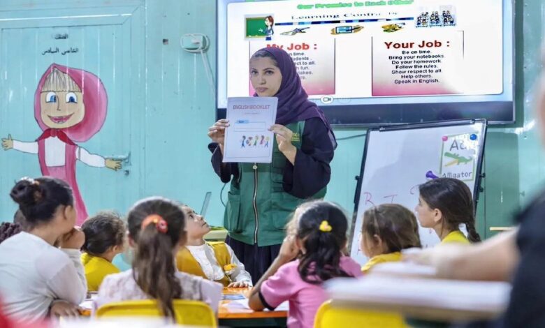 مركز الملك سلمان للإغاثة ينفذ البرنامج التطوعي السادس والعشرين في مخيم الزعتري للاجئين السوريين بالأردن