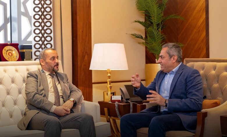 رئيس شركة العاصمة الإدارية يستقبل سفير ليبيا بالقاهرة