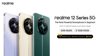 ريلمي تطلق realme 12 5G وrealme12+ 5G أقوى الهواتف في فئتها من حيث التصاميم الفاخرة وفلاتر الأفلام المأخوذة من فيلم مافريك