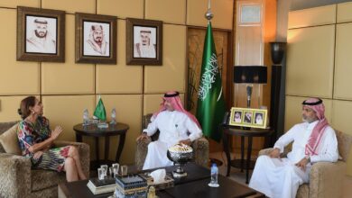 سفير السعودية لدى مصر يلتقي نظيرته الكولومبية