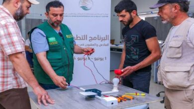 مركز الملك سلمان للإغاثة ينفذ 8 برامج تطوعية في مخيم الزعتري للاجئين السوريين بالأردن