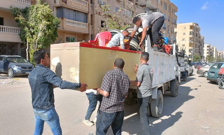 نفذها جهاز 6 أكتوبر.. حملات مكثفة لإزالة الإشغالات والمخالفات