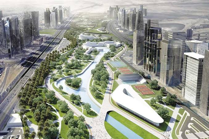 أكبر حديقة مركزية بالعالم.. فيديو يرصد مزايا مشروع النهر الأخضر بالعاصمة الإدارية