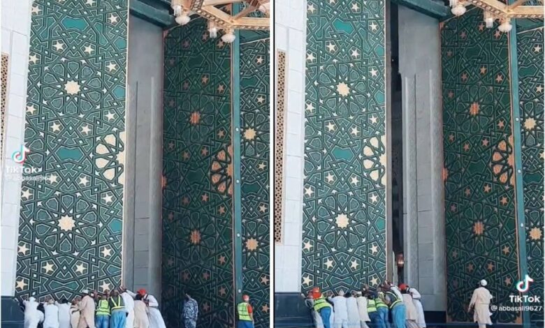 باب الملك عبدالله.. أعلى أبواب المسجد الحرام والأكبر على مستوى العالم بطراز معماري فريد