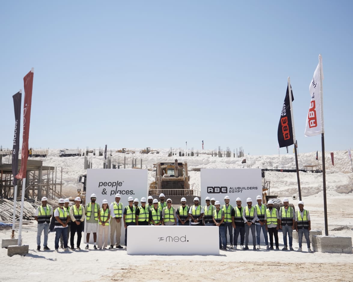 شركة People & Places تتعاقد مع Alubuilders Egypt (ABE) لتنفيذ أعمال الإنشاءات بمشروع The Med برأس الحكمة
