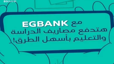 سدّد مصاريف الدراسة وحوّل بين حساباتك في الداخل والخارج من خلال تطبيق EGBANK Mobile