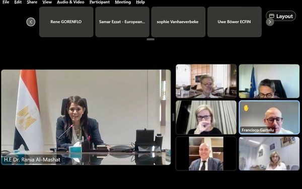 وزيرة التخطيط تُتابع الموقف التنفيذي للإصلاحات الهيكلية مع الاتحاد الأوروبي