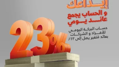 افتح حساب “البركة اليومي” في بنك البركة واستمع بعائد يصل إلى 23%