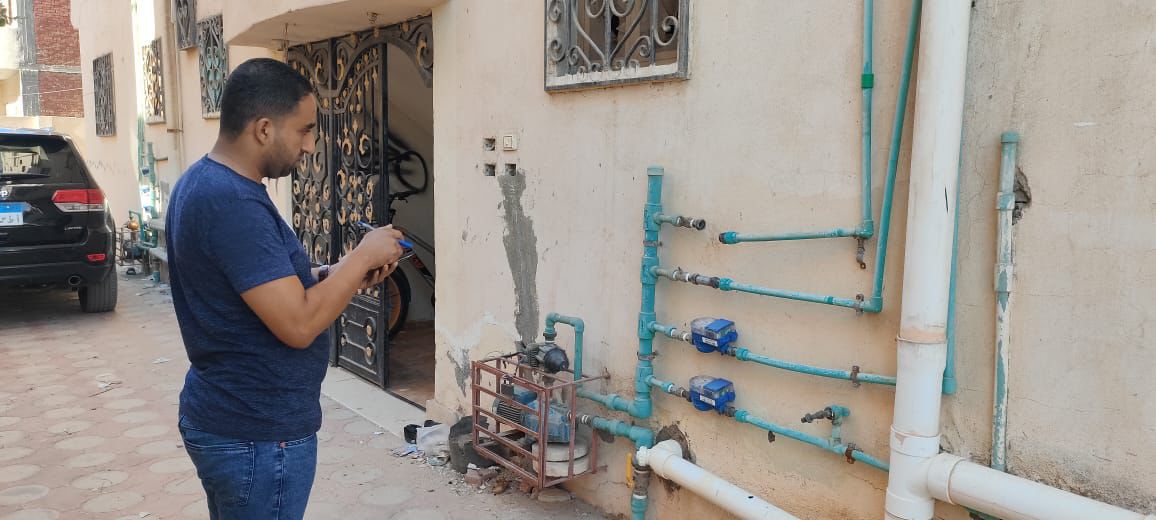 جهاز دمياط الجديدة يشُن حملة مكبرة لإزالة وصلات المياه الخلسة 