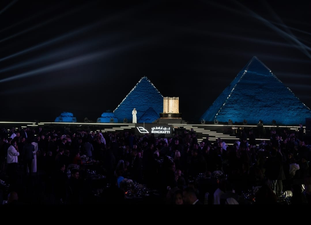 حسين الجسمي يتألق في حفل إطلاق مشروع “بن غاطي سكاي رايز” بالأهرامات