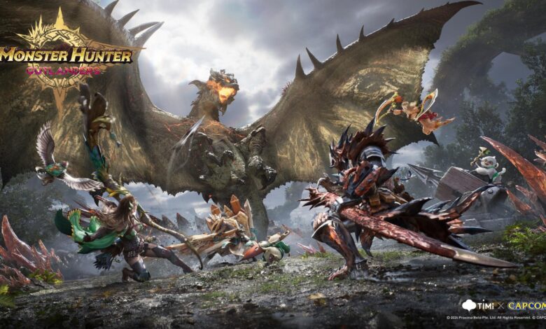 لعبة Monster Hunter Outlanders  تقدم تجربة صيد حقيقية على الموبايل