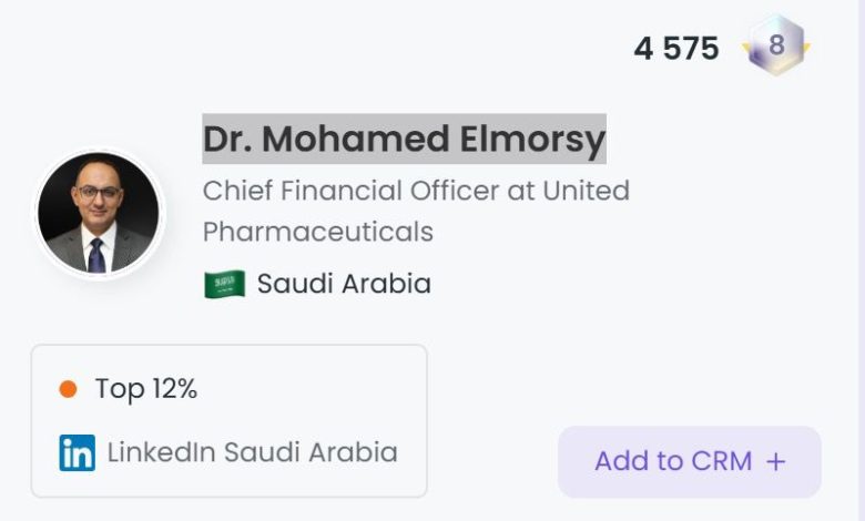 الدكتور محمد عبدالوهاب ضمن قائمة أبرز المؤثرين الماليين والتكنولوجيين على LinkedIn في السعودية