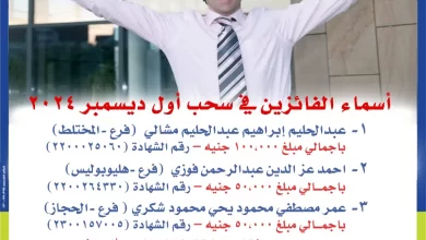 المصرف المتحد يعلن أسماء الفائزين بشهادة المليونير لشهر ديسمبر