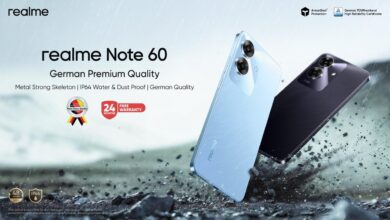 هاتف realme Note 60 يضع معيارًا جديدًا مع درع مقاوم وحماية من الماء بتصنيف IP64