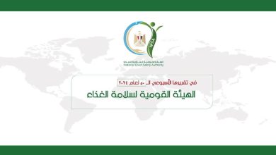 المركز الإعلامي للهيئة القومية لسلامة الغذاء يصدر تقريره الأسبوعي الــ 50 والأخير لعام 2024