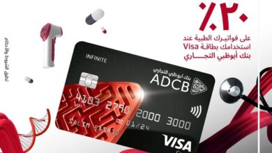 بنك أبوظبي التجاري يتيح 20% خصمًا عند الدفع ببطاقاته في المستشفيات ومعامل التحاليل ومراكز التجميل