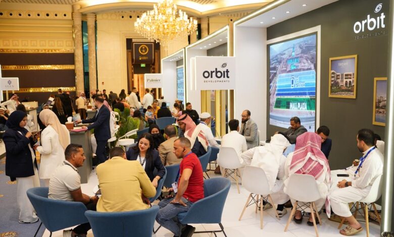 إقبال كبير على جناحي شركة Orbit Developments بالمعارض العقارية بالسعودية