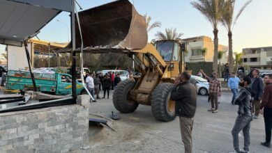 حملة مكبرة لإزالة الإشغالات والمخالفات بالقطاع الشرقي بمدينة 6 أكتوبر