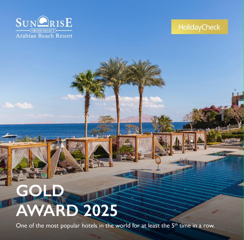 «صن رايز» تحصد جوائز أفضل إقامة وخدمات من «بوكينج وأجودا» بتصويت الجمهور