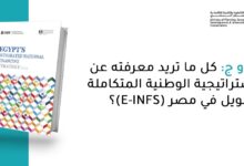 كل ما تريد معرفته عن الاستراتيجية الوطنية المتكاملة للتمويل في مصر (E-INFS)؟