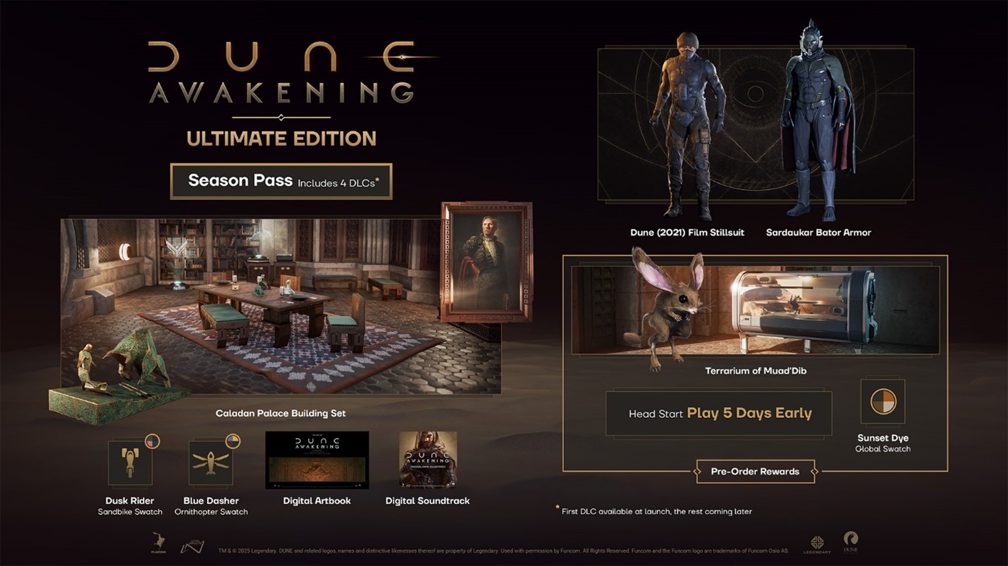 لعبة Dune: Awakening تعلن بدء استلام طلبات الشراء المسبقة