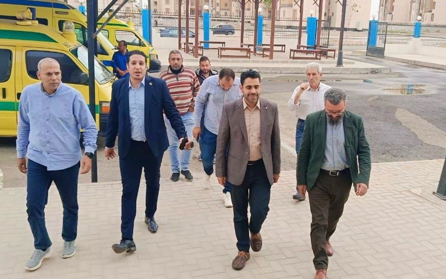 تشغيل وحدة الإسعاف المركزية بالحي الـ14 بالعبور الجديدة