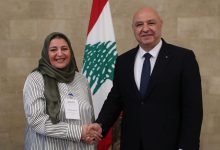 عبير عصام من القصر الجمهوري في بيروت: لبنان في أمان.. ومصر جسر الدعم والتنمية للأشقاء