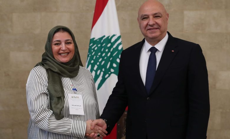 عبير عصام من القصر الجمهوري في بيروت: لبنان في أمان.. ومصر جسر الدعم والتنمية للأشقاء عبير عصام من القصر الجمهوري في بيروت: لبنان في أمان.. ومصر جسر الدعم والتنمية للأشقاء