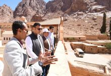 تفاصيل جولة وزير الإسكان داخل دير سانت كاترين