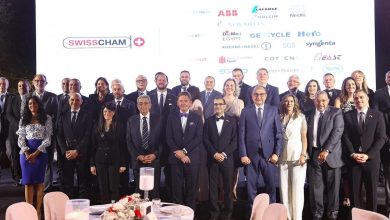 وزيرة التخطيط تشارك في الحفل السنوي لغرفة التجارية السويسرية.. واحتفال شركة ABB بمرور 100 عام على تواجدها في مصر