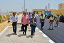 المهندس أحمد عمران يتفقد مشروعات السويس الجديدة