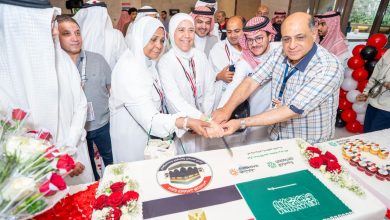 بالصور.. “الماسية” تستقبل 1300 حاج من بعثة التضامن الاجتماعي في مكة المكرمة