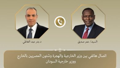 اتصال هاتفى بين وزير الخارجية ونظيره السوداني لبحث العلاقات الثنائية