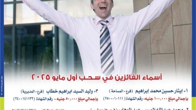 المصرف المتحد يعلن أسماء الفائزين في سحب شهادة المليونير لشهر مايو 2025