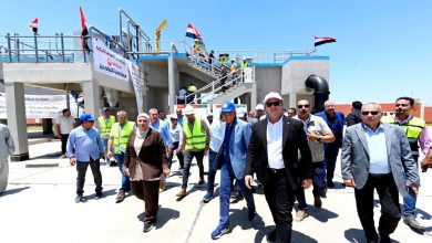 الشربيني يوجه بسرعة تشغيل محطة برطباط لخدمة 200 ألف نسمة بـ17 قرية