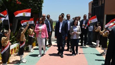 رئيس الوزراء يتفقد مدرسة رزق درويش الابتدائية بزاوية صقر في محافظة البحيرة